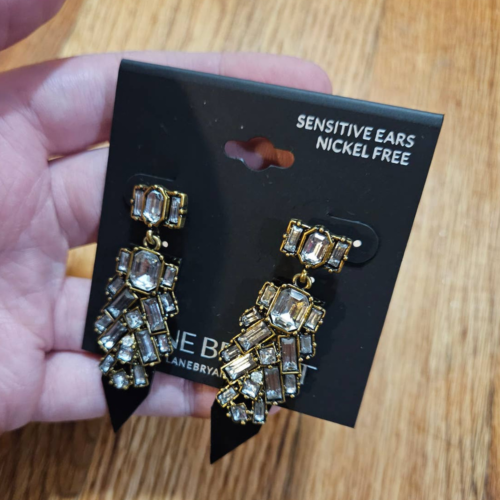NWT! Lane Bryant Eclectic Retro Style Glam Earrings ~ Nickel Free - Picture 6 of 8